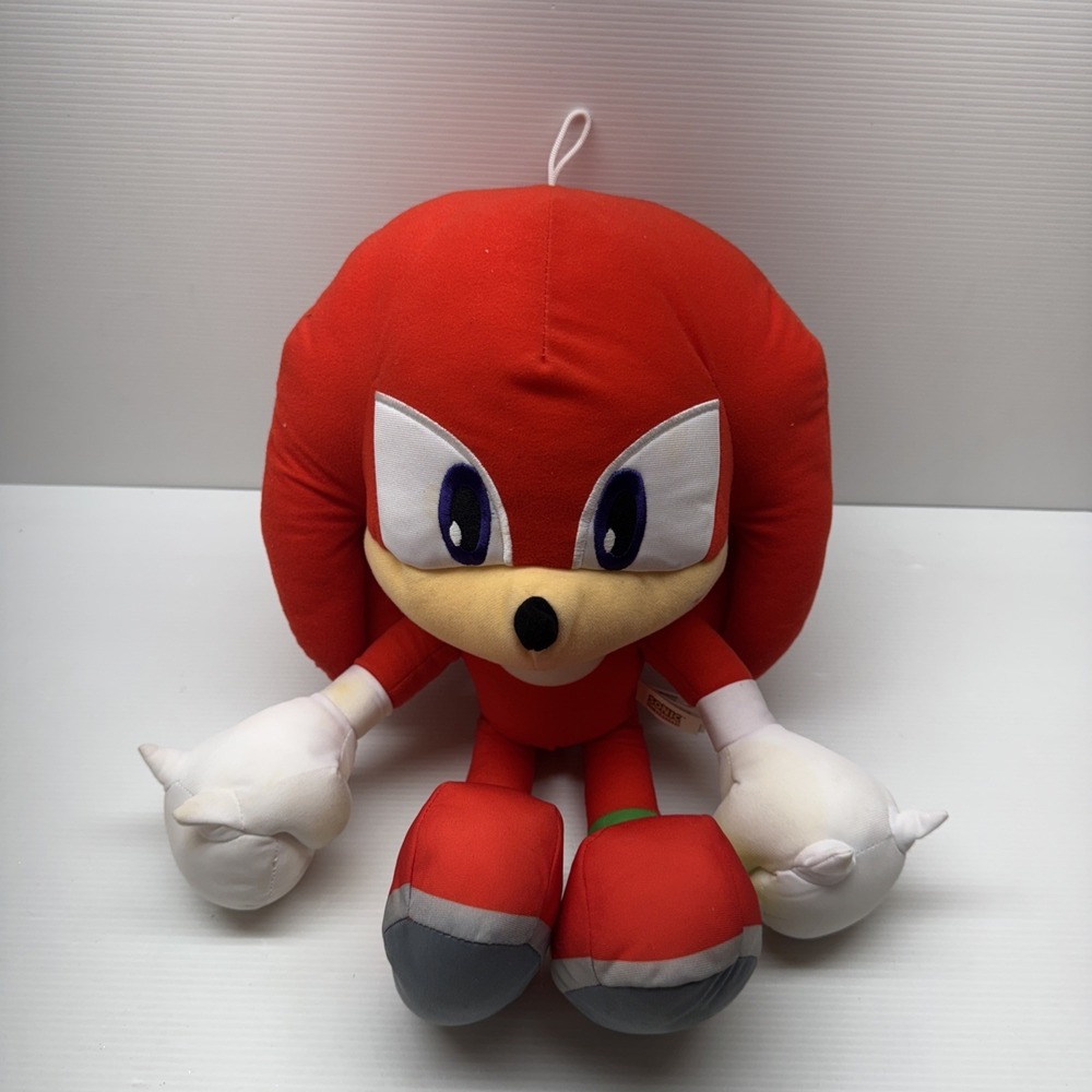 Toy Factory Sonic‎ the Hedgehog Knuckles the Echidna Plush 18" SEGA